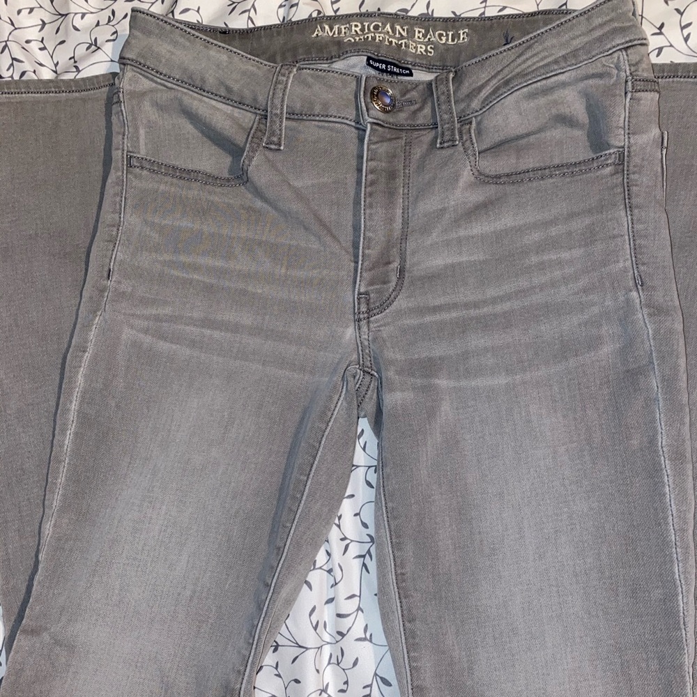 American Eagle skinny jeans.